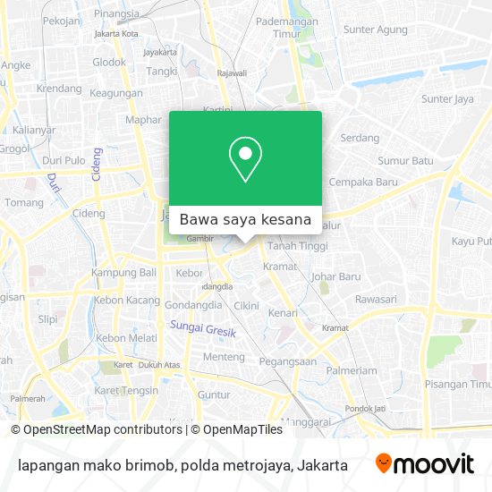 Peta lapangan mako brimob, polda metrojaya