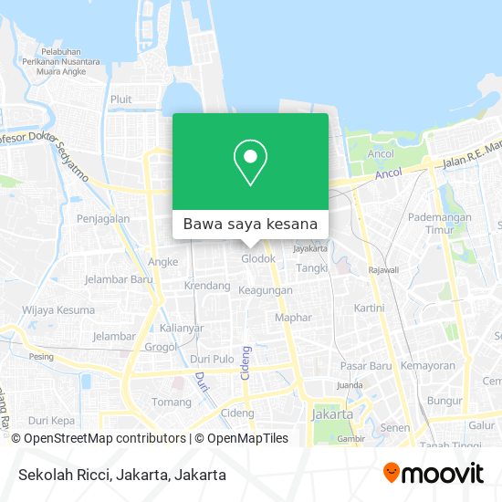 Peta Sekolah Ricci, Jakarta