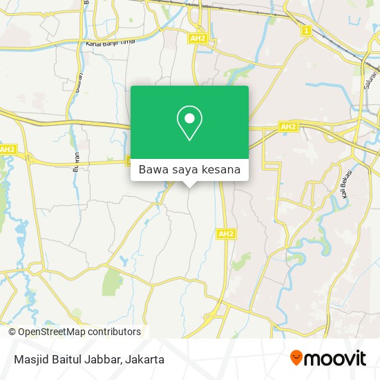 Peta Masjid Baitul Jabbar