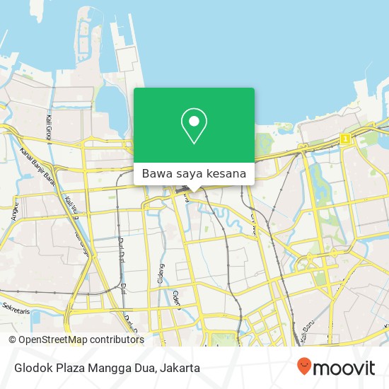 Peta Glodok Plaza Mangga Dua