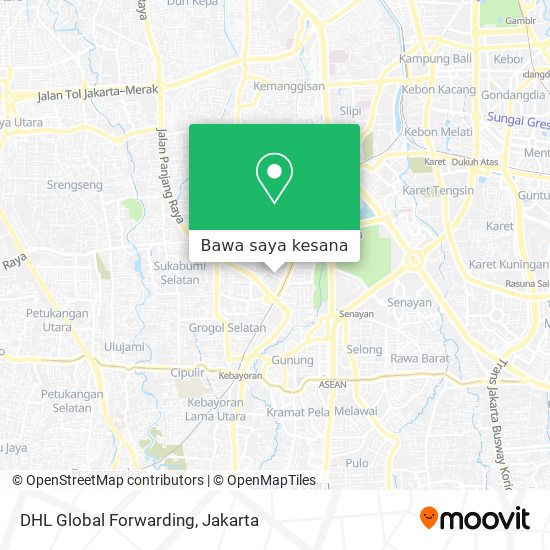 Peta DHL Global Forwarding