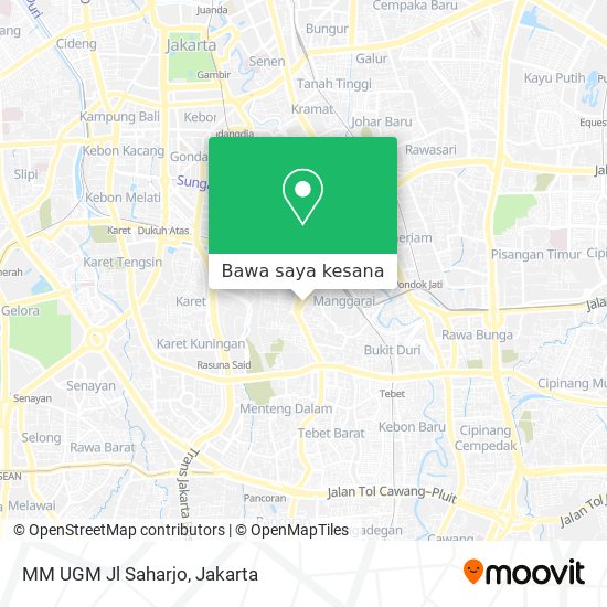 Peta MM UGM Jl Saharjo