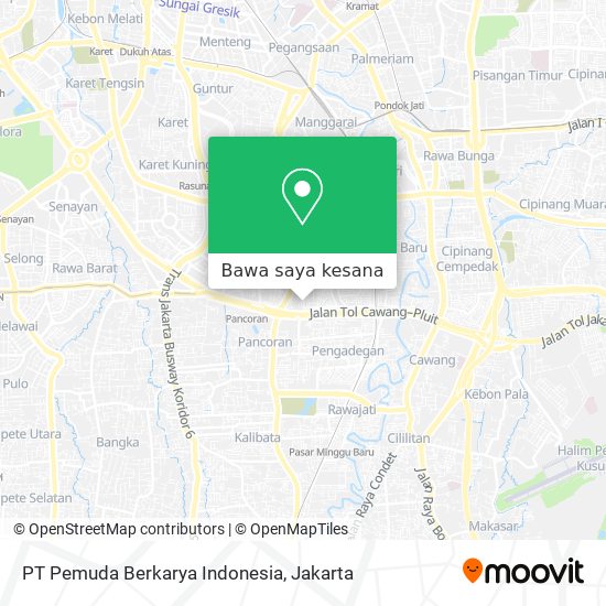 Peta PT Pemuda Berkarya Indonesia