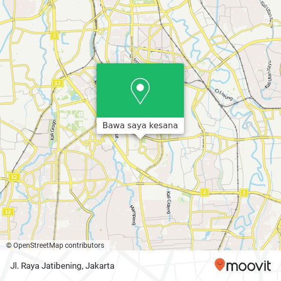 Peta Jl. Raya Jatibening