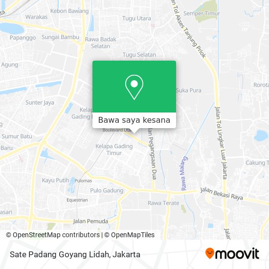 Peta Sate Padang Goyang Lidah