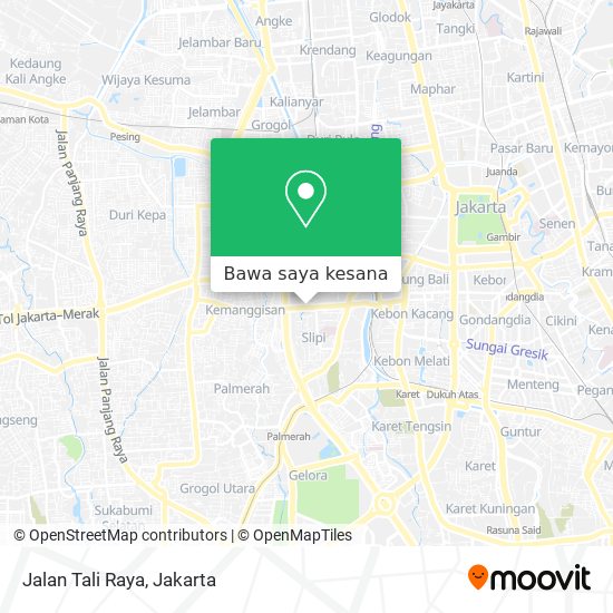 Peta Jalan Tali Raya