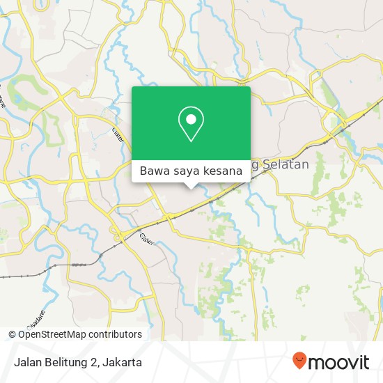 Peta Jalan Belitung 2