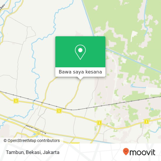 Peta Tambun, Bekasi