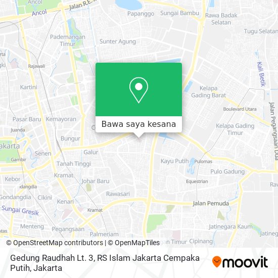 Peta Gedung Raudhah Lt. 3, RS Islam Jakarta Cempaka Putih