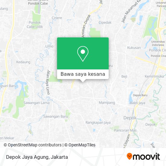 Peta Depok Jaya Agung