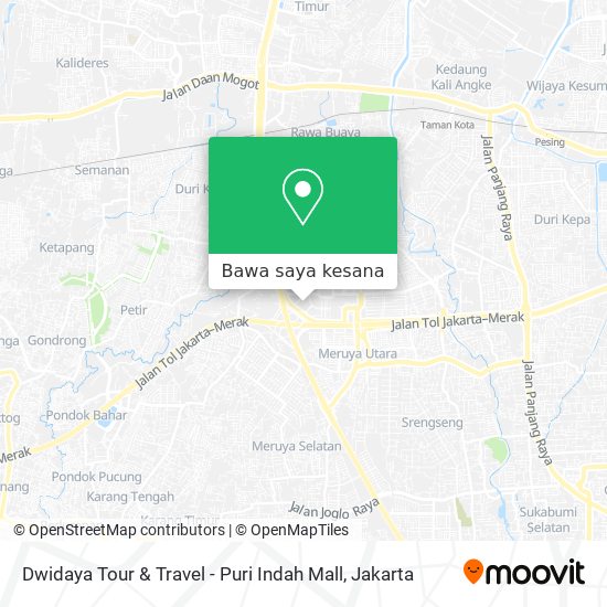 Peta Dwidaya Tour & Travel - Puri Indah Mall