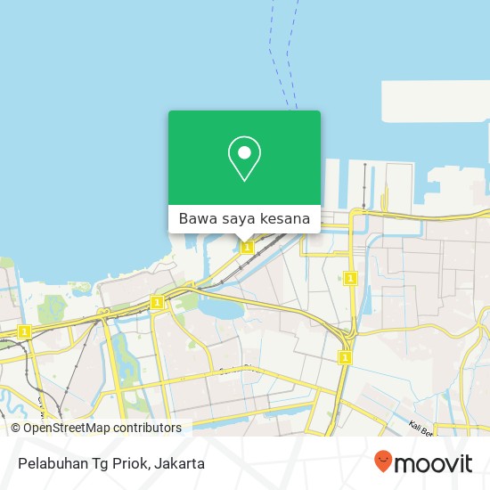 Peta Pelabuhan Tg Priok