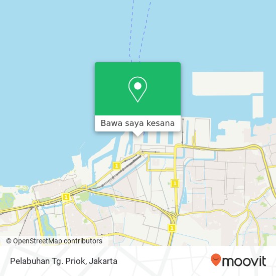 Peta Pelabuhan Tg. Priok