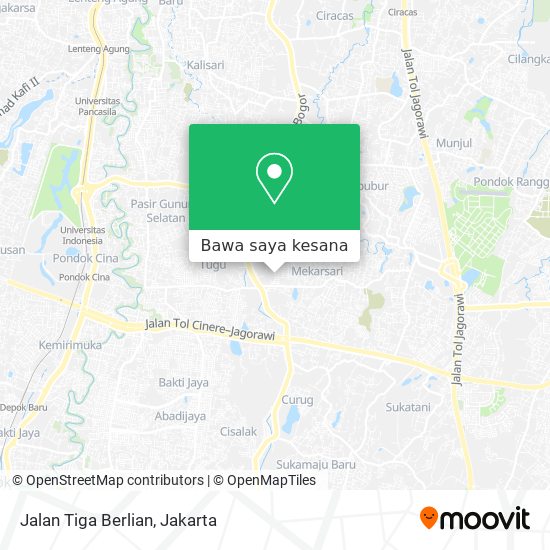 Peta Jalan Tiga Berlian