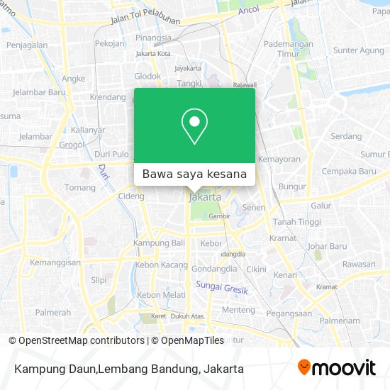 Peta Kampung Daun,Lembang Bandung