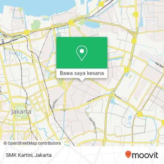 Peta SMK Kartini