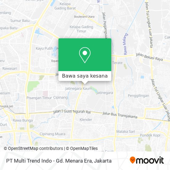 Peta PT Multi Trend Indo - Gd. Menara Era