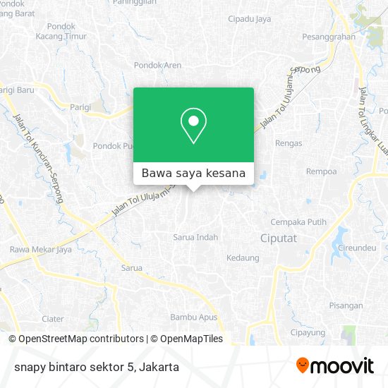 Peta snapy bintaro sektor 5
