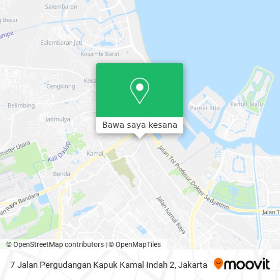 Peta 7 Jalan Pergudangan Kapuk Kamal Indah 2