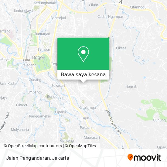 Peta Jalan Pangandaran
