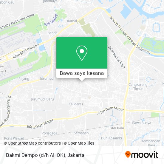 Peta Bakmi Dempo (d/h AHOK)