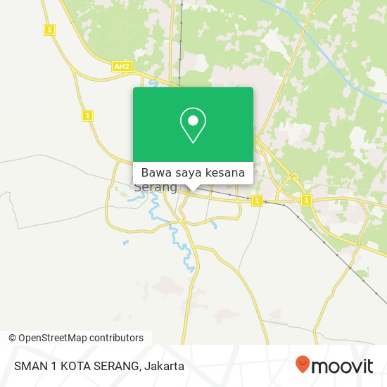 Peta SMAN 1 KOTA SERANG