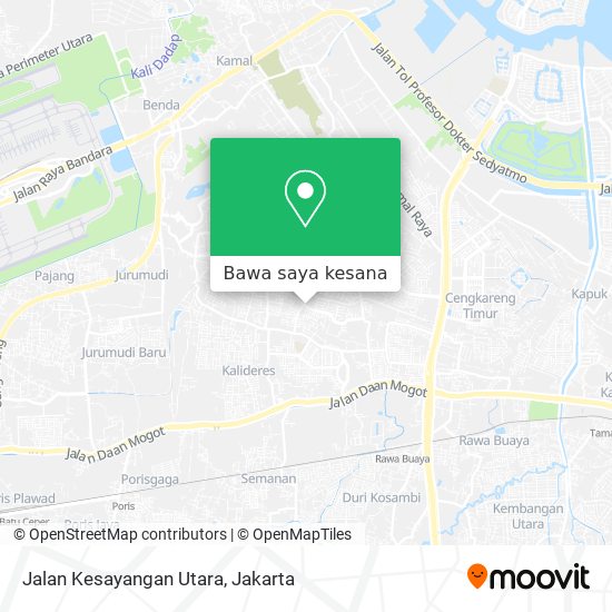 Peta Jalan Kesayangan Utara