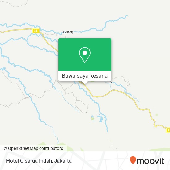 Peta Hotel Cisarua Indah