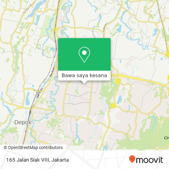 Peta 165 Jalan Siak VIII