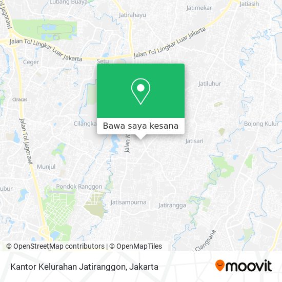 Peta Kantor Kelurahan Jatiranggon