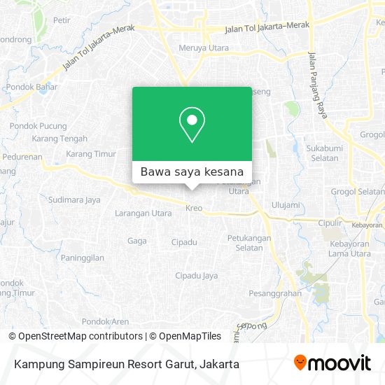 Peta Kampung Sampireun Resort Garut