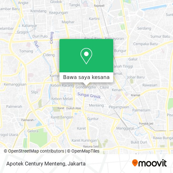 Peta Apotek Century Menteng