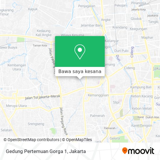 Peta Gedung Pertemuan Gorga 1