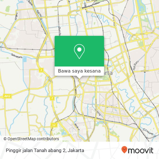 Peta Pinggir jalan Tanah abang 2