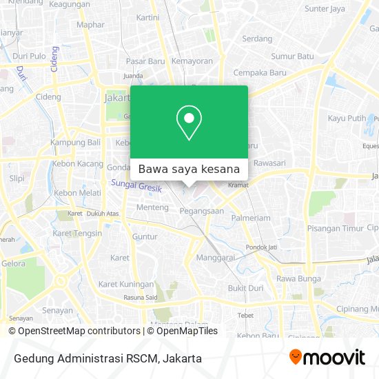 Peta Gedung Administrasi RSCM