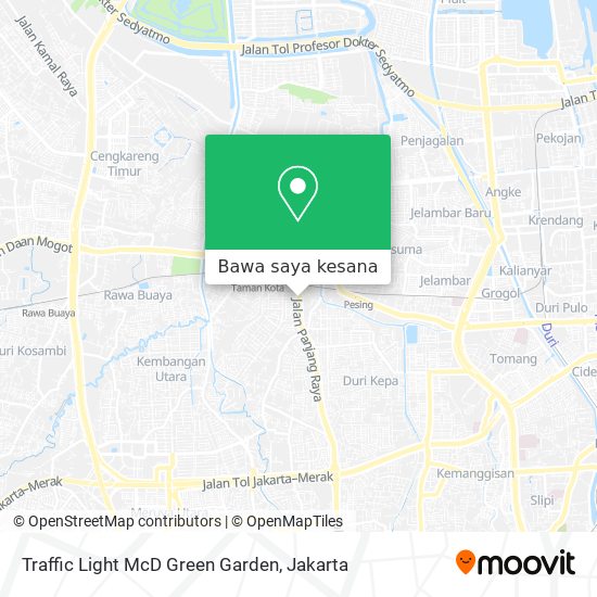 Peta Traffic Light McD Green Garden