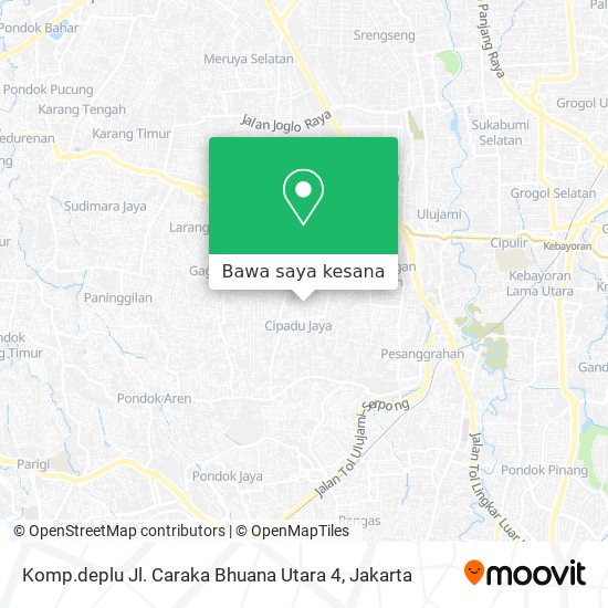 Peta Komp.deplu Jl. Caraka Bhuana Utara 4