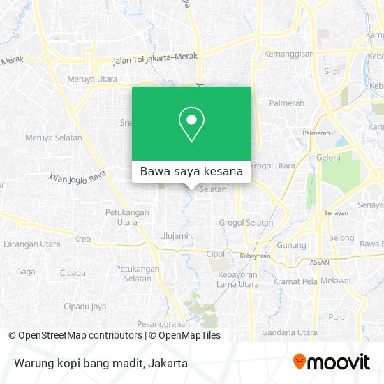 Peta Warung kopi bang madit
