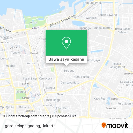 Peta goro kelapa gading