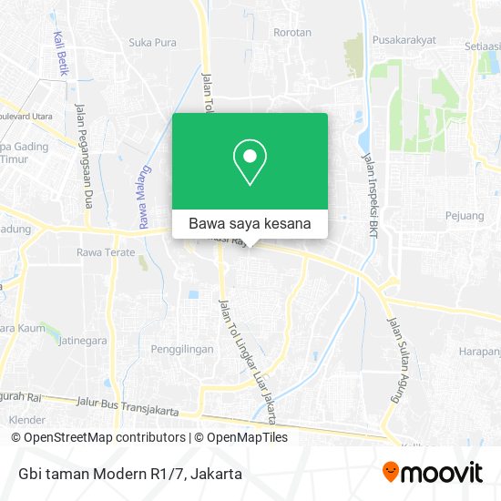Peta Gbi taman Modern R1/7