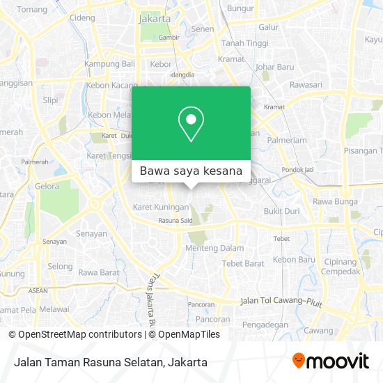 Peta Jalan Taman Rasuna Selatan