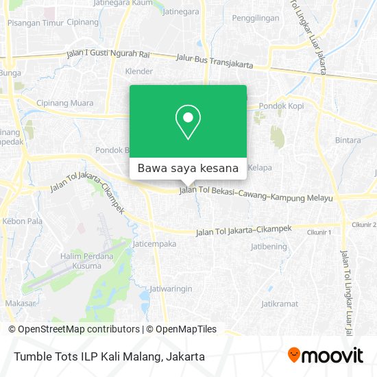 Peta Tumble Tots ILP Kali Malang