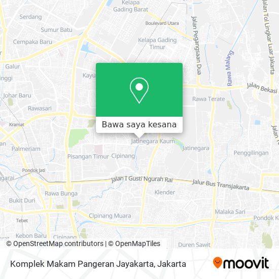 Peta Komplek Makam Pangeran Jayakarta