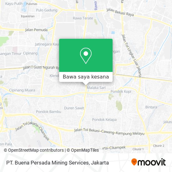 Peta PT. Buena Persada Mining Services