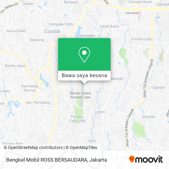 Peta Bengkel Mobil ROSS BERSAUDARA