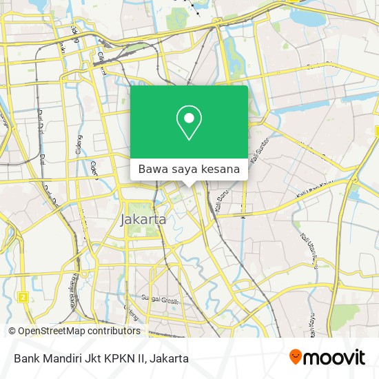 Peta Bank Mandiri Jkt KPKN II