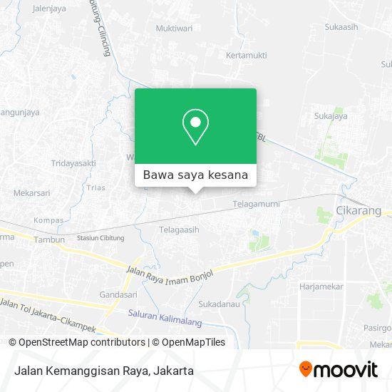 Peta Jalan Kemanggisan Raya