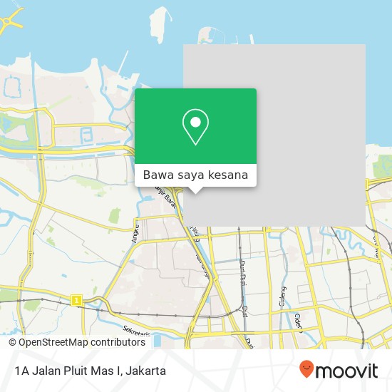 Peta 1A Jalan Pluit Mas I