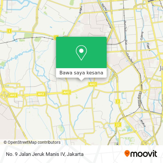 Peta No. 9 Jalan Jeruk Manis IV