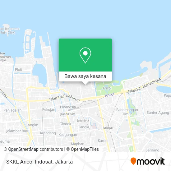 Peta SKKL Ancol Indosat